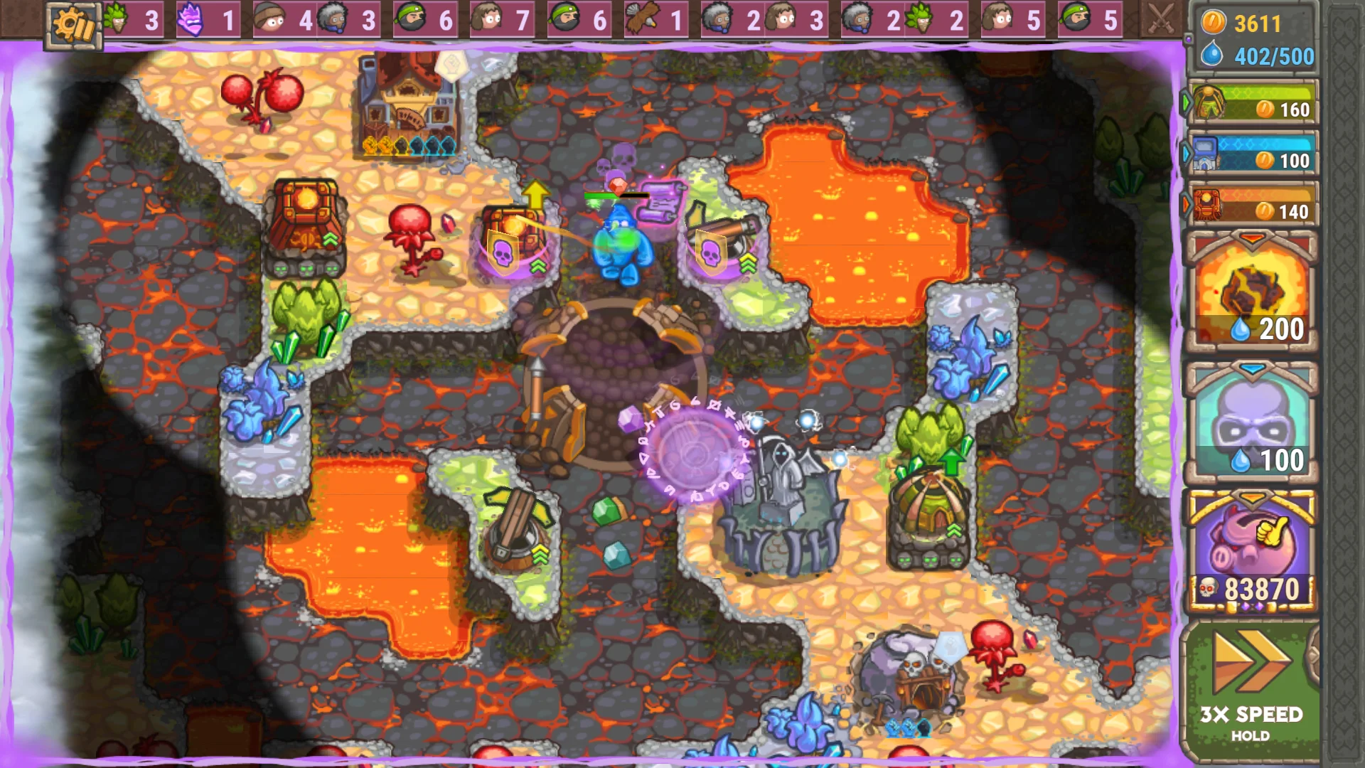 Cursed Treasure 2 gameplay screenshot